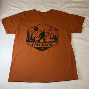 Colorado Orange T-shirt Men's Large?  No Brand Or Tag.‎